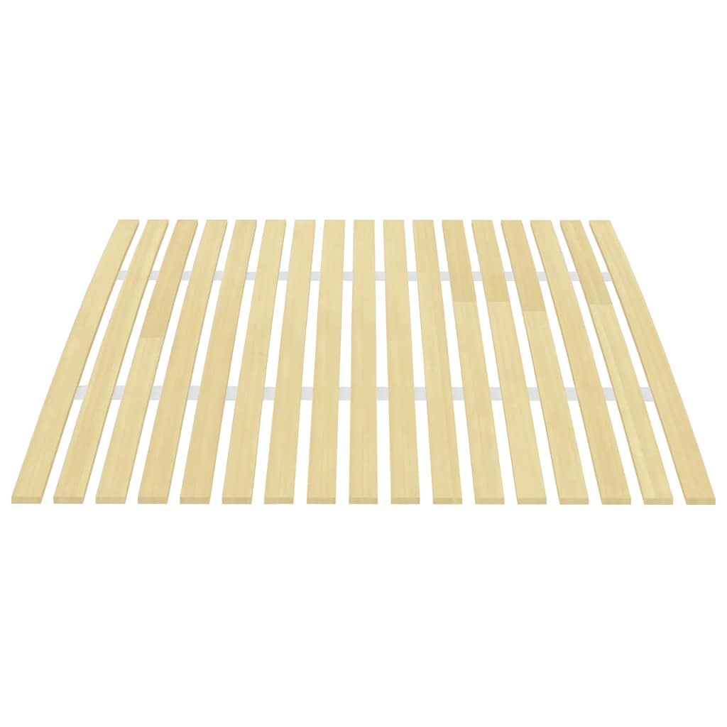 Wooden Slatted Bed Base, 17 Slats, 120x200 cm - Durable Support