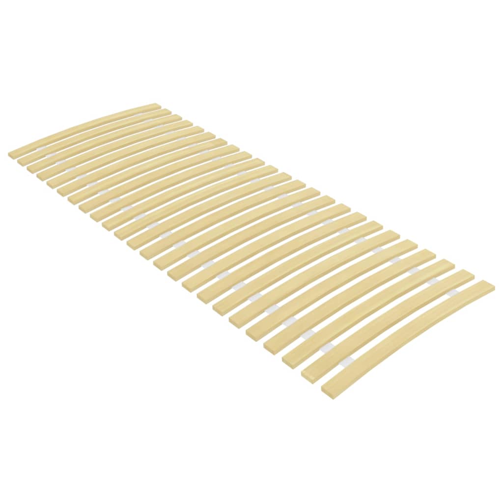 Sturdy Pine Wood Slatted Bed Base 80x200 cm - 24 Slats Support