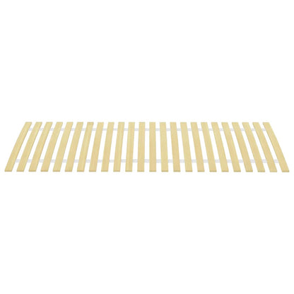 Sturdy Pine Wood Slatted Bed Base 80x200 cm - 24 Slats Support