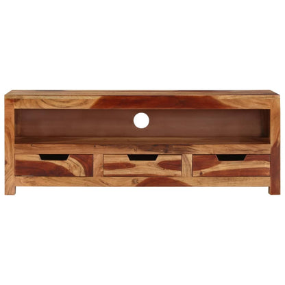 TV Cabinet 110x30x40 cm Solid Wood Acacia