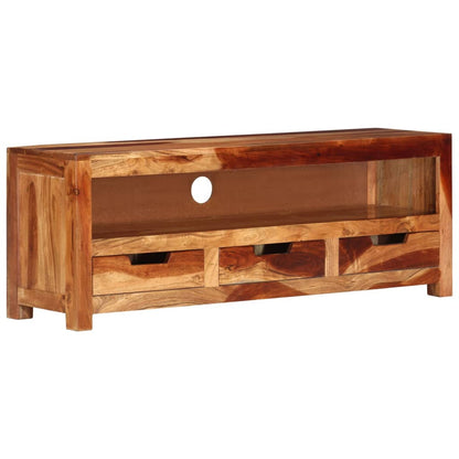 TV Cabinet 110x30x40 cm Solid Wood Acacia