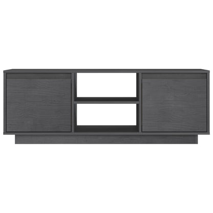 TV Cabinet Grey 110x30x40 cm Solid Pinewood