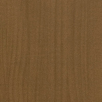 Coffee Table Honey Brown 110x50x34 cm Solid Pinewood