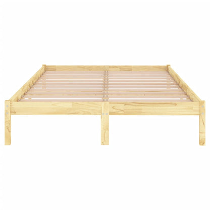 Solid Wood Bed Frame 200x200 cm | vidaXL 810037 | No Mattress Included