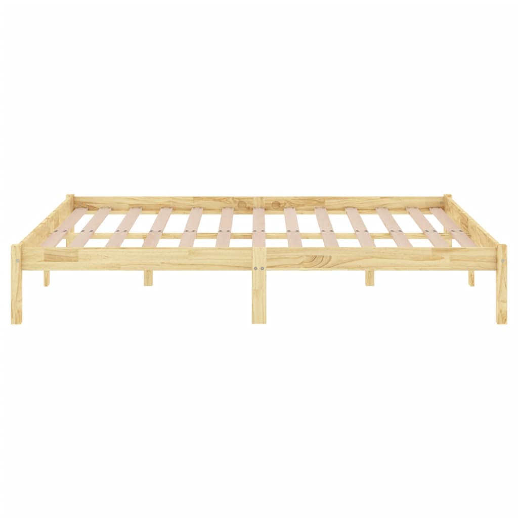 Solid Wood Bed Frame 200x200 cm | vidaXL 810037 | No Mattress Included