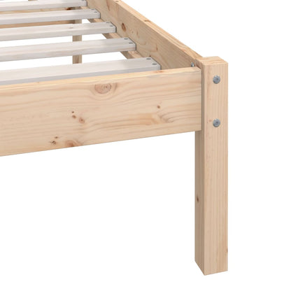 Solid Wood Super King Bed Frame - No Mattress Included