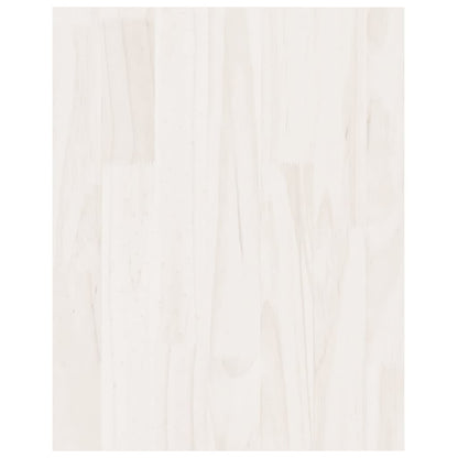 TV Cabinet White 70x33x42 cm Solid Pinewood