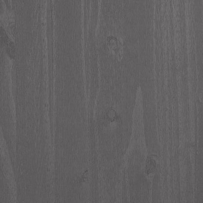 HAMAR Solid Wood Bedside Cabinets - 2 Pcs Light Grey, 40x35x44.5cm