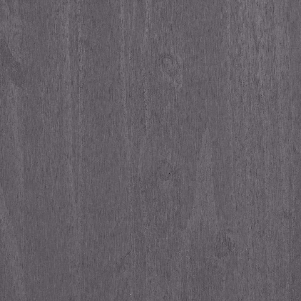 Solid Wood Pine Desk HAMAR - Light Grey, 113x50x75 cm