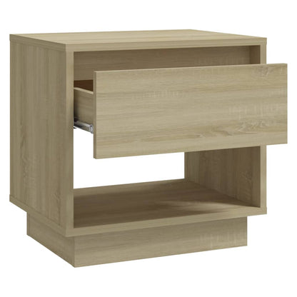 Sonoma Oak Bedside Cabinets 2pcs, 45x34x44 cm, Engineered Wood