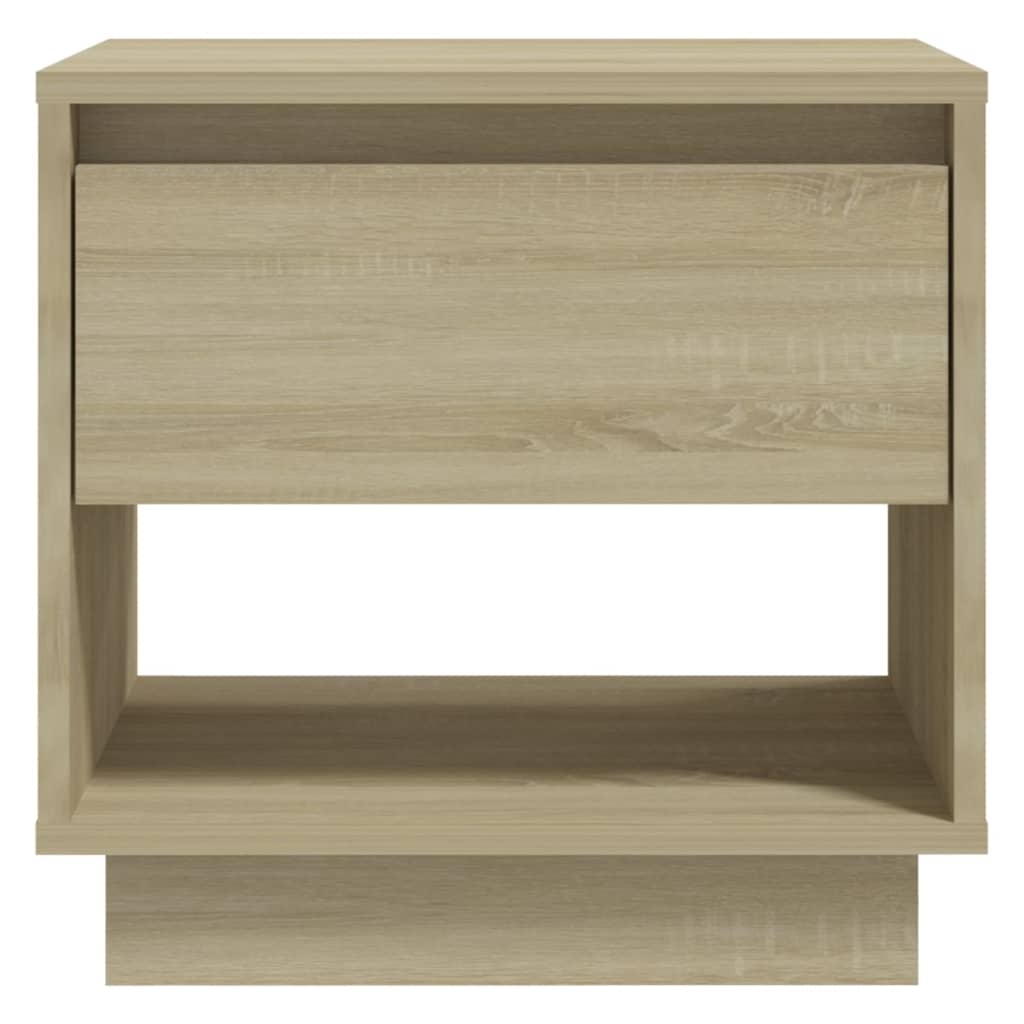 Sonoma Oak Bedside Cabinets 2pcs, 45x34x44 cm, Engineered Wood