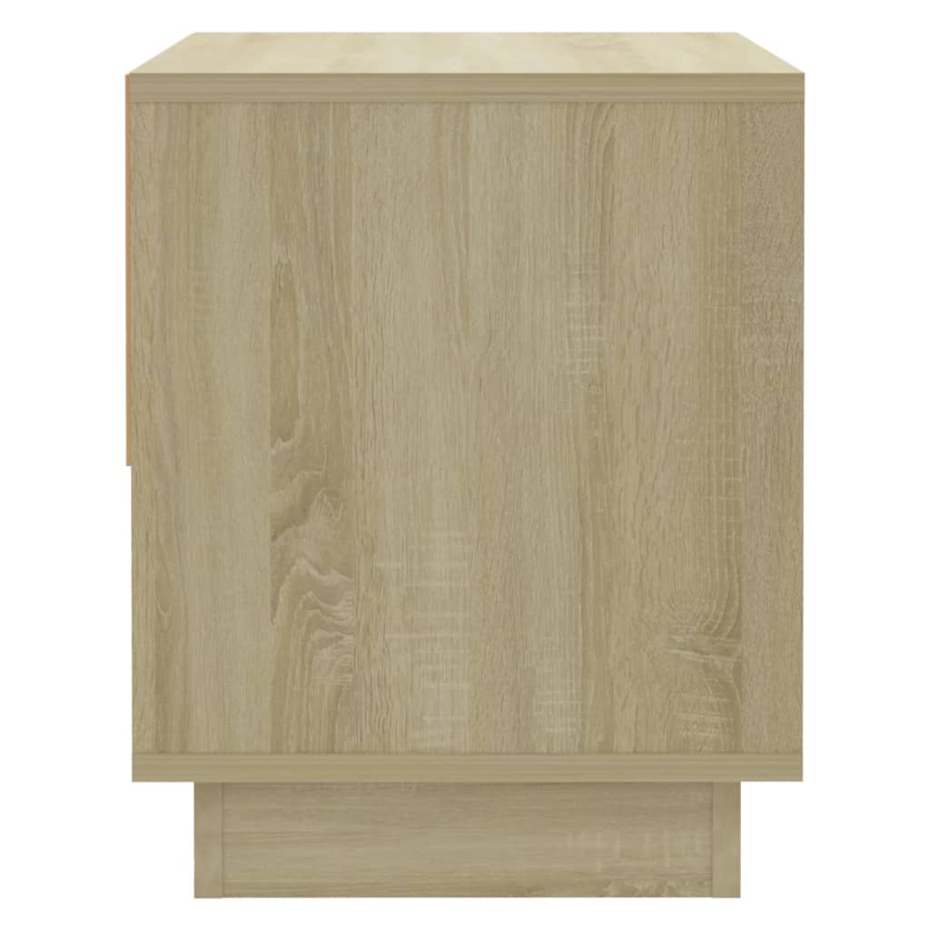Sonoma Oak Bedside Cabinets 2pcs, 45x34x44 cm, Engineered Wood