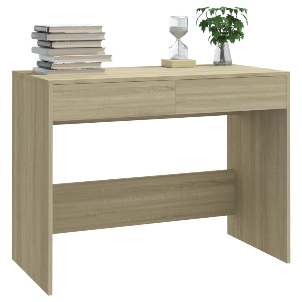 Engineered Wood Desk Sonoma Oak 101x50x76.5 cm - Stylish & Durable