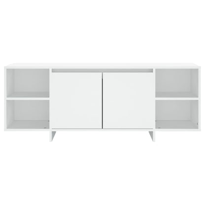 TV Cabinet White 130x35x50 cm Engineered Wood