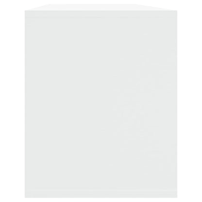 TV Cabinet White 130x35x50 cm Engineered Wood