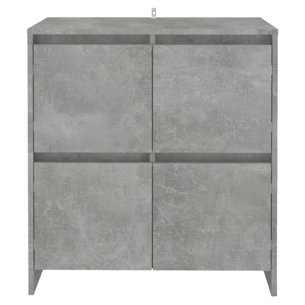 Sideboard Concrete Grey 70x41x75 cm Engineered Wood