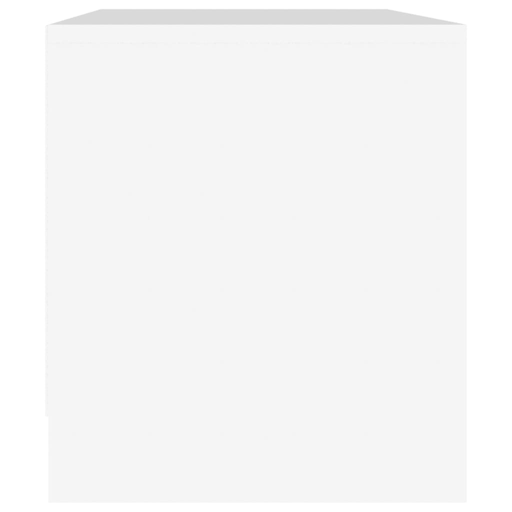 TV Cabinet White 90x35x40 cm Engineered Wood