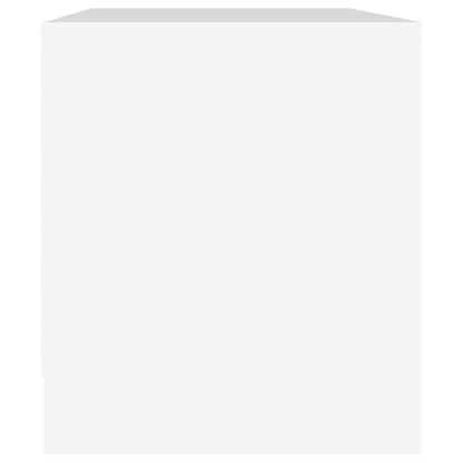 TV Cabinet White 90x35x40 cm Engineered Wood