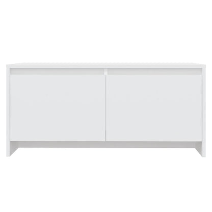 Coffee Table White 90x50x41.5 cm Engineered Wood