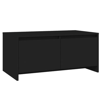 Coffee Table Black 90x50x41.5 cm Engineered Wood