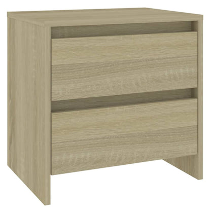 Sonoma Oak Bedside Cabinets - 2 Pcs, Engineered Wood, 45x34.5x44.5 cm