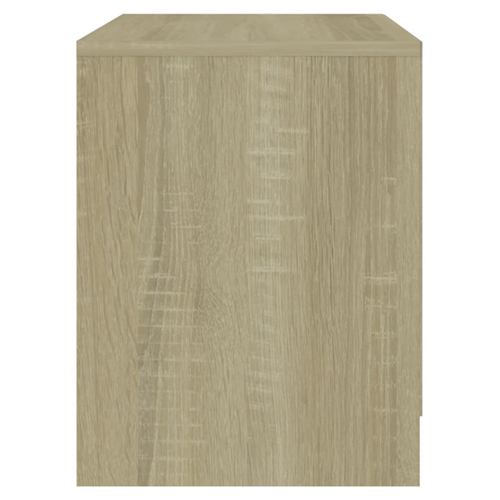 Sonoma Oak Bedside Cabinets - 2 Pcs, Engineered Wood, 45x34.5x44.5 cm