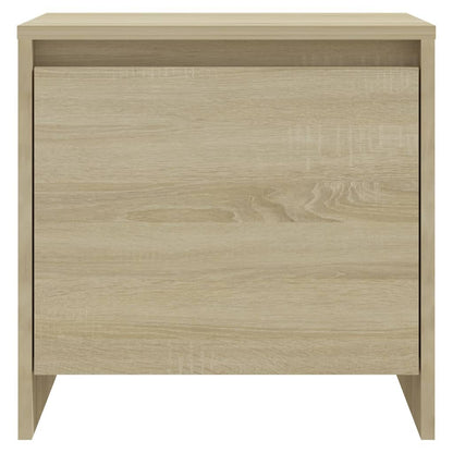 Sonoma Oak Bedside Cabinet 45x34x44.5 cm - Durable Engineered Wood