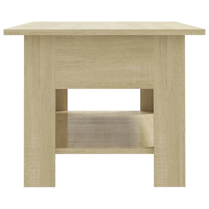 Coffee Table Sonoma Oak 102x55x42 cm Engineered Wood