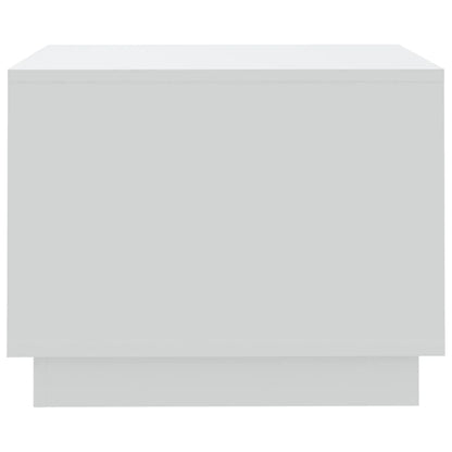 Coffee Table White 55x55x43 cm Engineered Wood