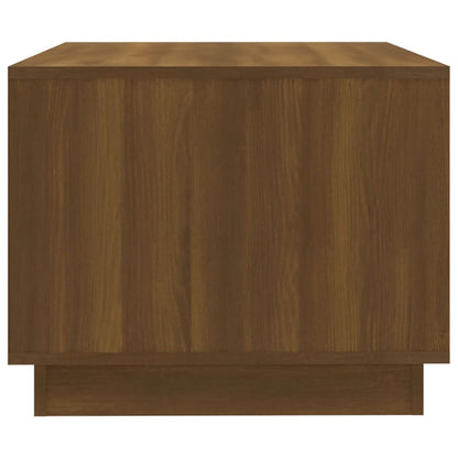 Coffee Table Brown Oak 102.5x55x44 cm Engineered Wood