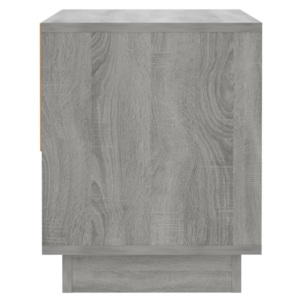 Grey Sonoma Bedside Cabinets Set - 2 Pcs, Engineered Wood, 45x34x44 cm