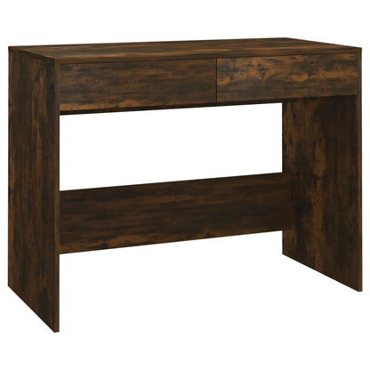 Smoked Oak Desk - 101x50x76.5 cm, Engineered Wood