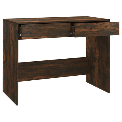 Smoked Oak Desk - 101x50x76.5 cm, Engineered Wood