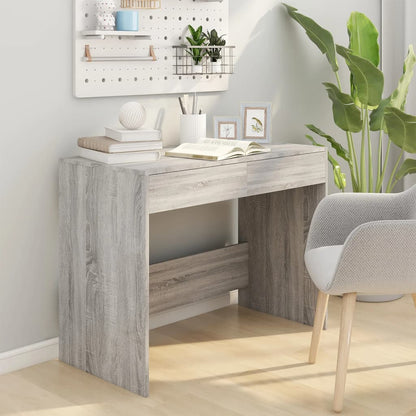 Grey Sonoma Engineered Wood Desk 101x50x76.5 cm - Stylish Workspace