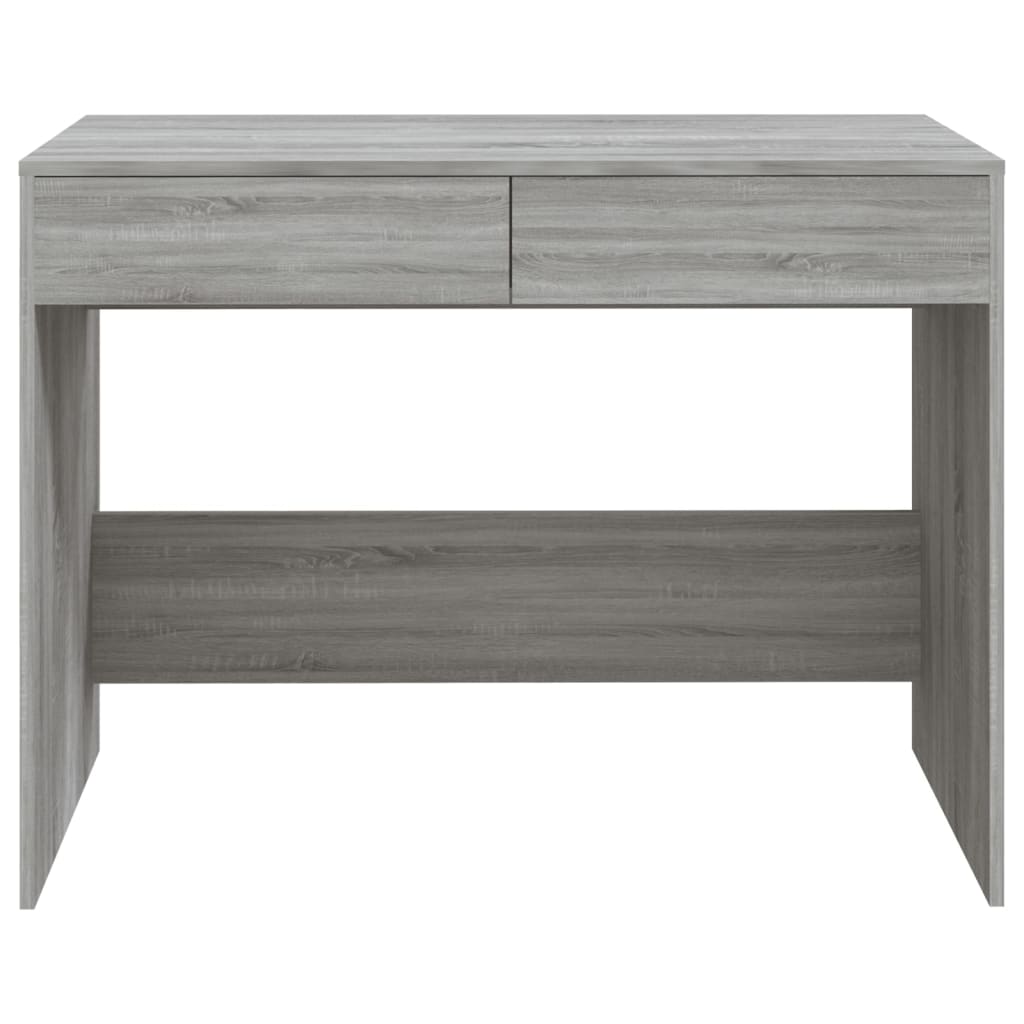 Grey Sonoma Engineered Wood Desk 101x50x76.5 cm - Stylish Workspace