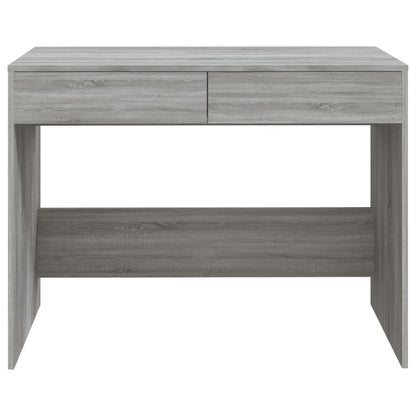 Grey Sonoma Engineered Wood Desk 101x50x76.5 cm - Stylish Workspace