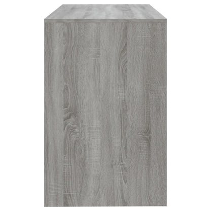 Grey Sonoma Engineered Wood Desk 101x50x76.5 cm - Stylish Workspace
