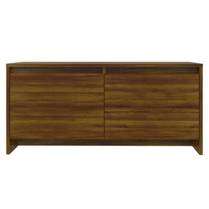 Coffee Table Brown Oak 90x50x41.5 cm Engineered Wood