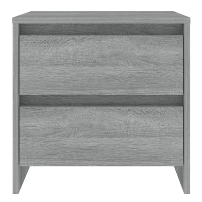 Grey Sonoma Bedside Cabinet, 45x34.5x44.5 cm - Engineered Wood