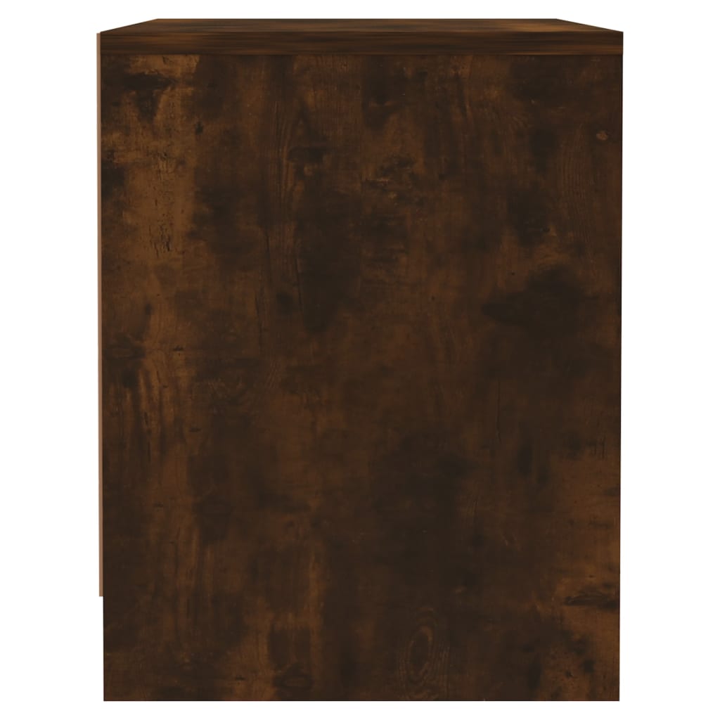 Smoked Oak Bedside Cabinets Set - 2 pcs, 45x34x44.5 cm, Wood