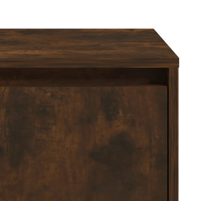 Smoked Oak Bedside Cabinets Set - 2 pcs, 45x34x44.5 cm, Wood
