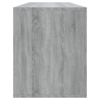 TV Cabinet Grey Sonoma 130x35x50 cm Engineered Wood