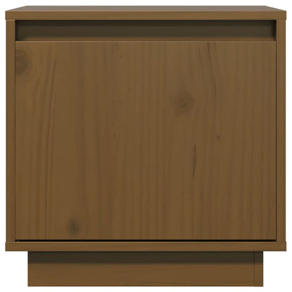 Honey Brown Solid Pine Bedside Cabinets 2pcs - 40x30x40 cm