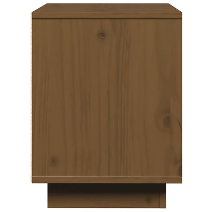 Honey Brown Solid Pine Bedside Cabinets 2pcs - 40x30x40 cm