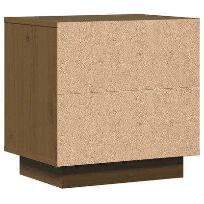 Honey Brown Solid Pine Bedside Cabinets 2pcs - 40x30x40 cm