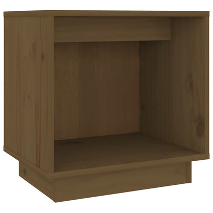 Solid Pine Bedside Cabinet, Honey Brown 40x30x40 cm
