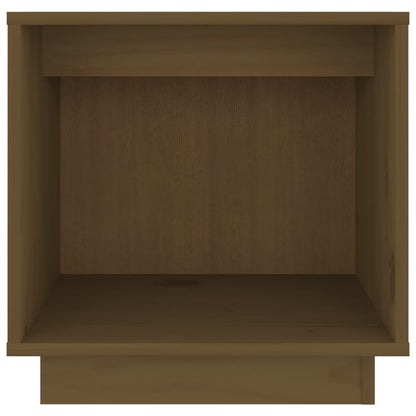 Solid Pine Bedside Cabinet, Honey Brown 40x30x40 cm