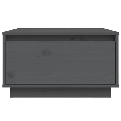 Coffee Table Grey 55x56x32 cm Solid Wood Pine