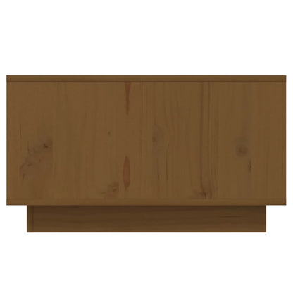 Coffee Table Honey Brown 55x56x32 cm Solid Wood Pine