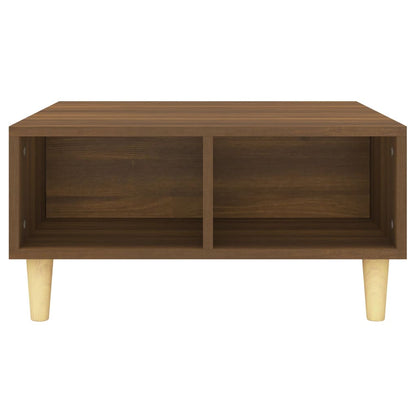 Coffee Table Brown Oak 60x60x30 cm Engineered Wood